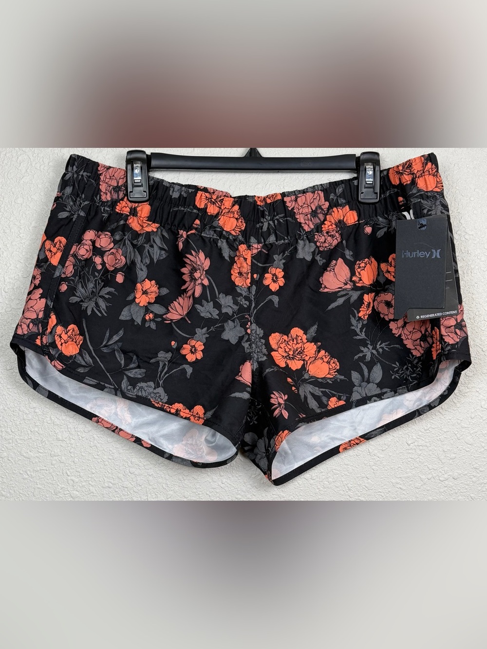 Hurley Ventura Beachrider Board Shorts Womens XL Floral Supersuede NWT